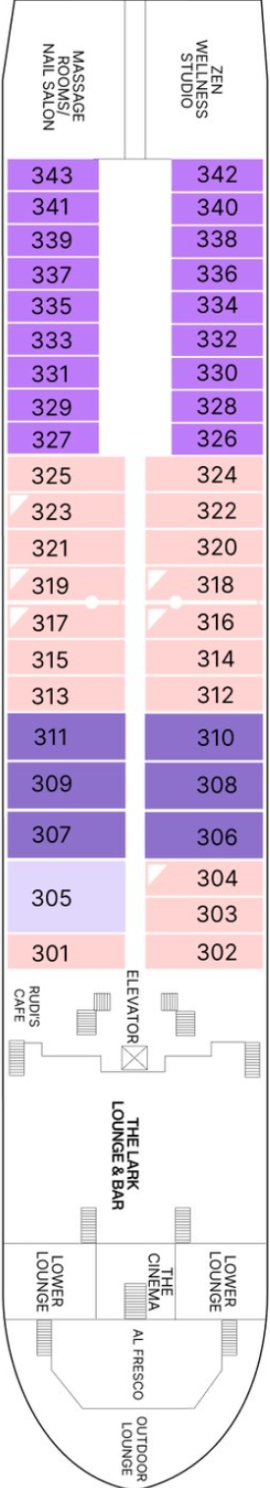 AmaMagna Violin Deck deck plan