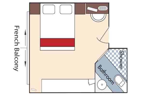 French Balcony Stateroom