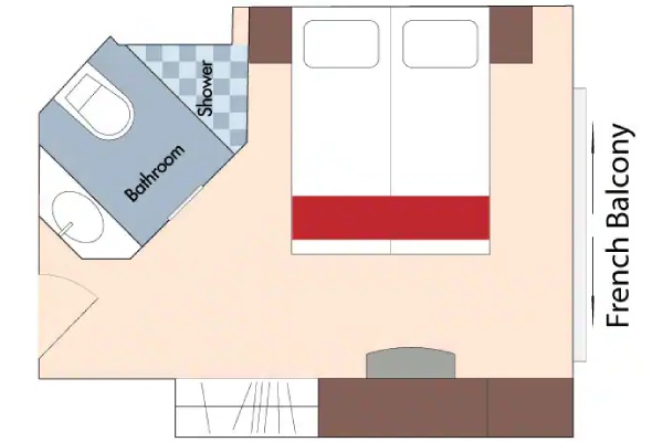 French Balcony Stateroom