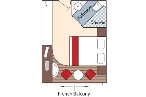 French Balcony Stateroom