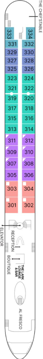 AmaSofia Violin Deck deck plan