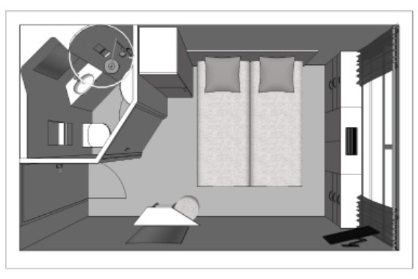 Main Deck 1 Double Bed