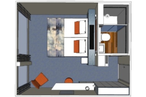 Main Deck 1 Single Bed