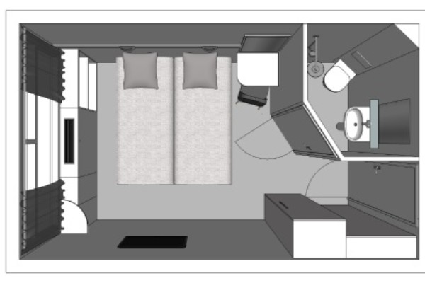 Main Deck 1 Single Bed