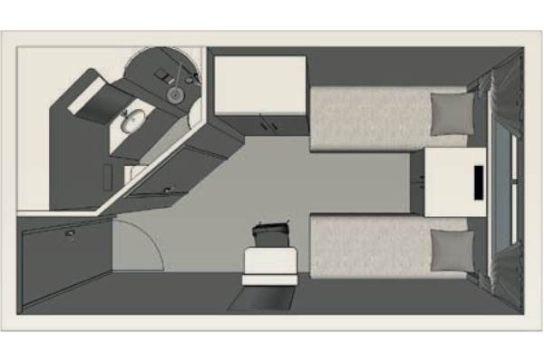 Main Deck 1 Double Bed