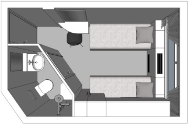 Main Deck 2 Beds