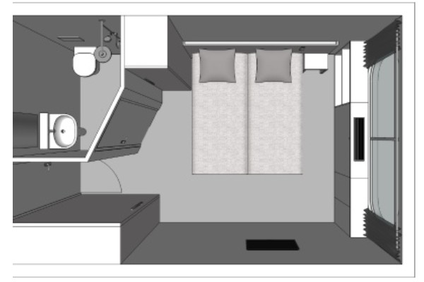 Middle Deck 1 Double Bed