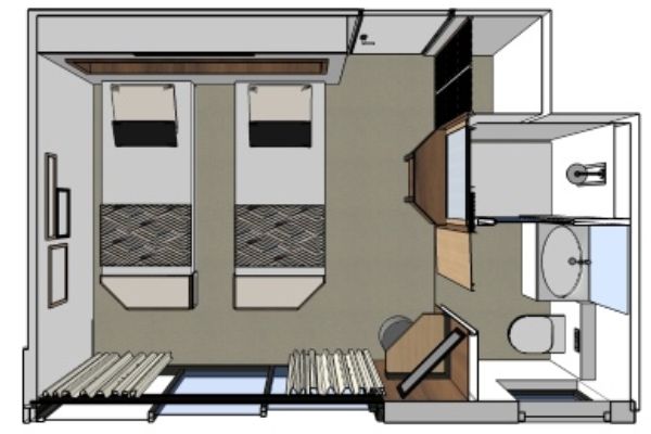 Main Deck 1 Single Bed
