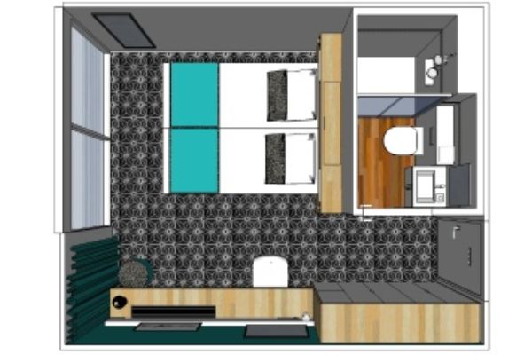 Main Deck 1 double bed