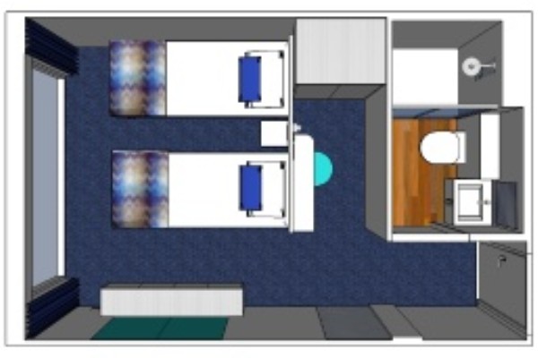 Main Deck 2 Beds