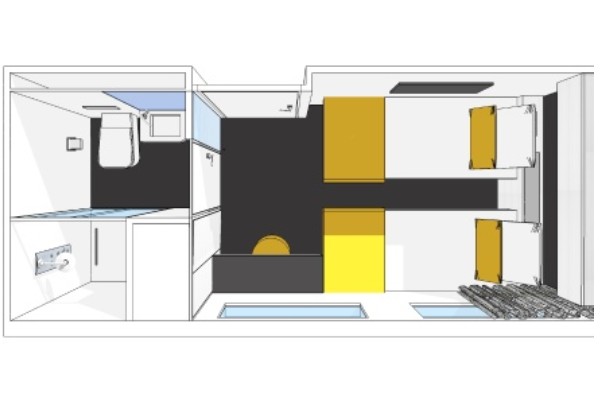 Main Deck 2 Beds