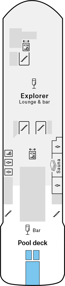 MS Roald Amundsen Deck 10 deck plan