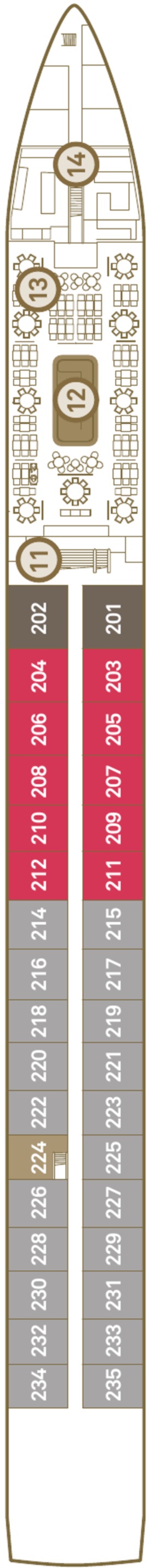 Scenic Pearl Sapphire Deck deck plan