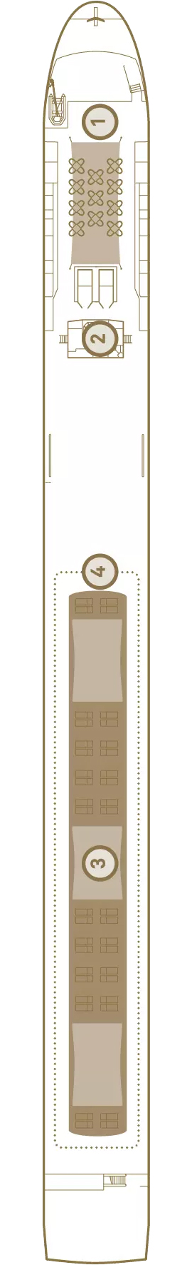 Scenic Ruby Sun Deck deck plan