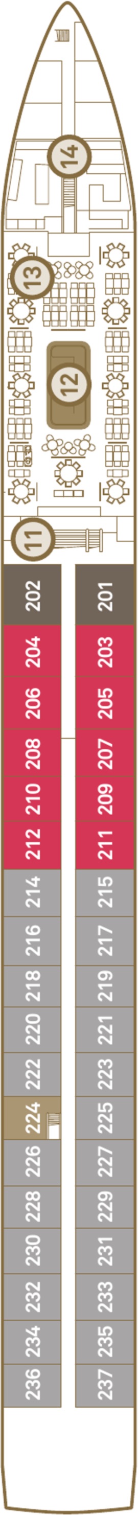 Scenic Jewel Sapphire Deck deck plan