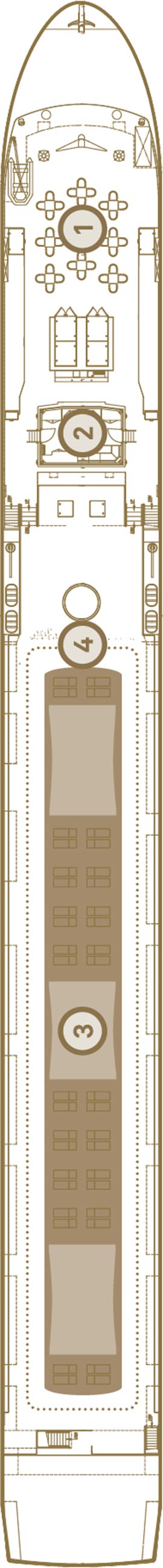 Scenic Gem Sun Deck deck plan