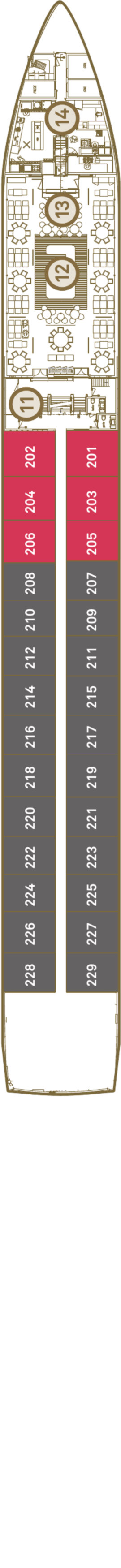 Scenic Gem Sapphire Deck deck plan
