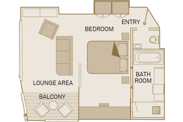 Royal One-Bedroom Suite