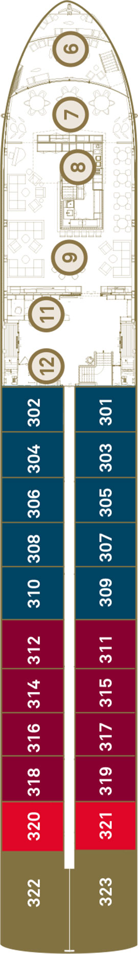 Scenic Azure Diamond Deck deck plan