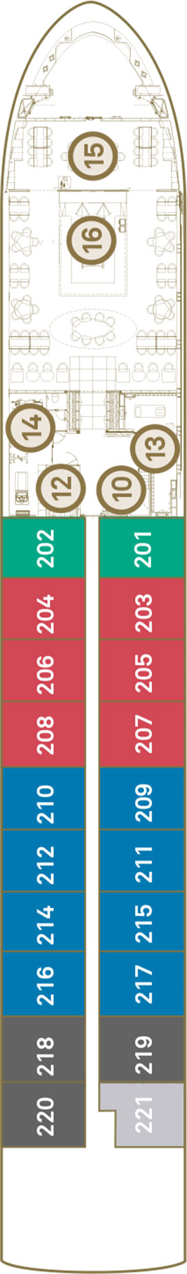 Scenic Azure Sapphire Deck deck plan
