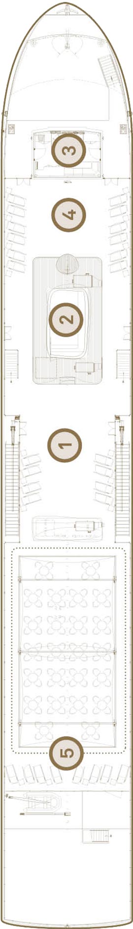 Scenic Azure Sun Deck deck plan