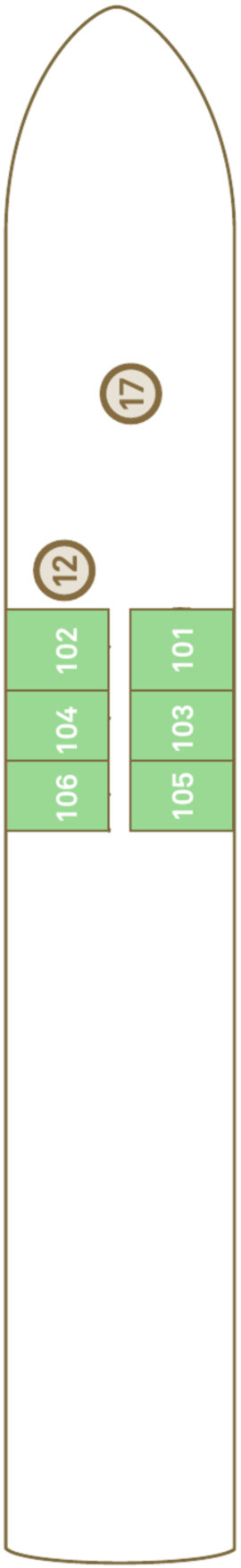 Scenic Azure Jewel Deck deck plan