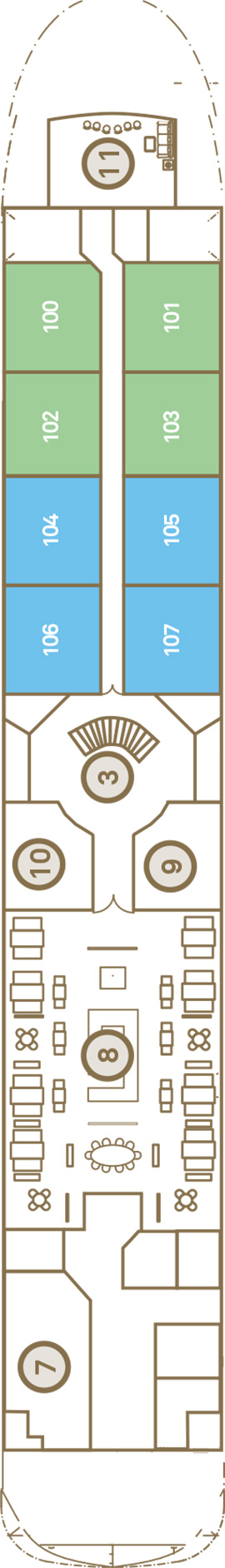 Scenic Spirit Jewel Deck deck plan