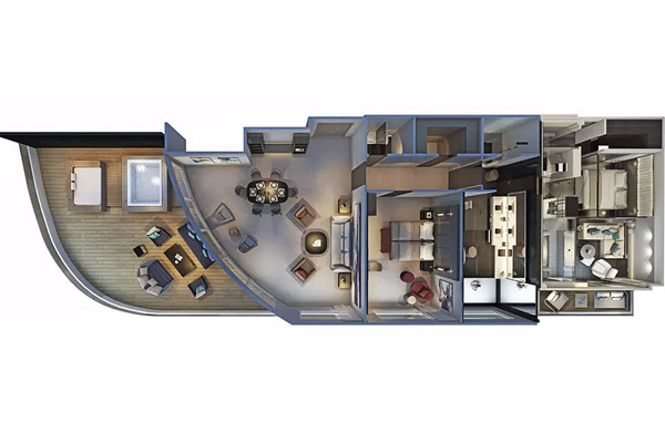 2-Bedroom Penthouse Suite