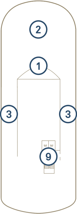 Scenic Eclipse Deck 10 deck plan