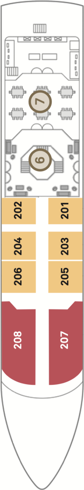 Sanctuary Sun Boat III Promenade Deck deck plan
