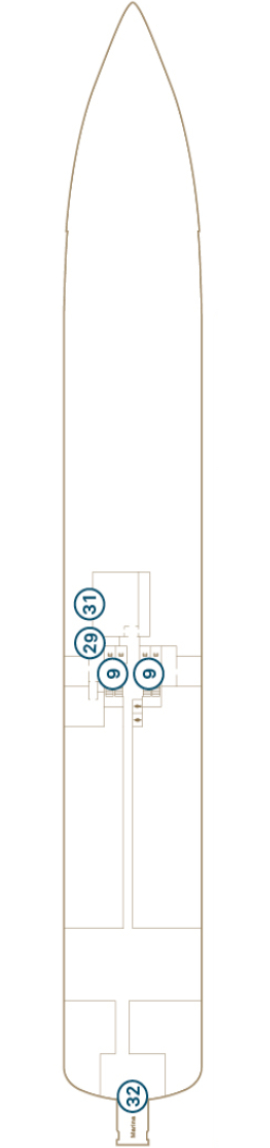Scenic Eclipse II Deck 3 deck plan