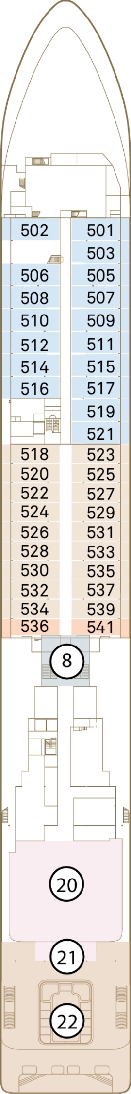 Scenic Ikon Deck 5 deck plan