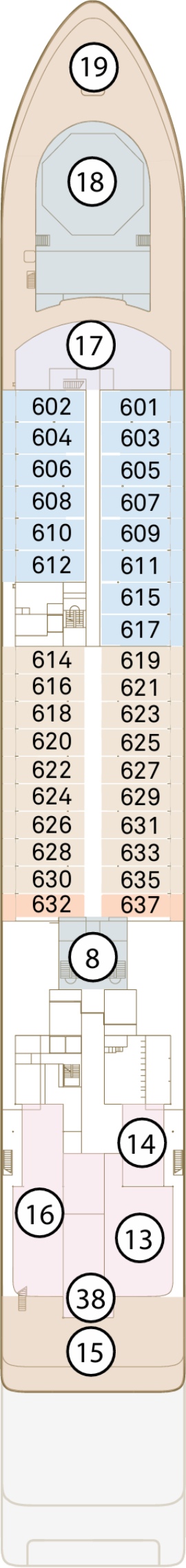 Scenic Ikon Deck 6 deck plan