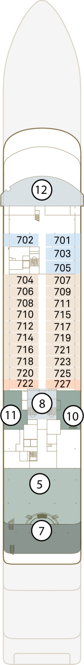 Scenic Ikon Deck 7 deck plan