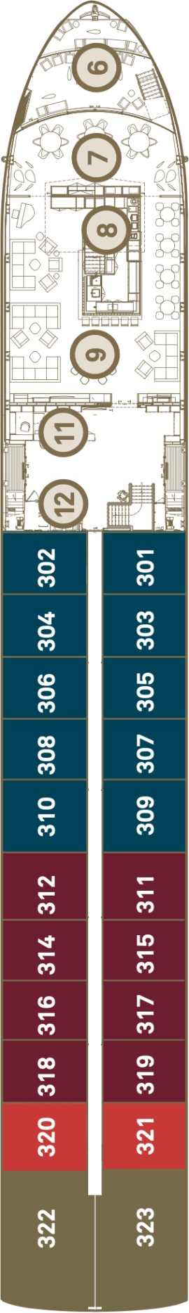 Scenic Aria Diamond Deck deck plan