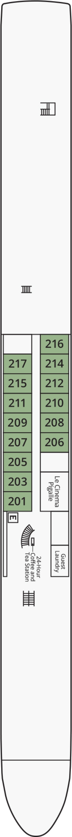 S.S. Antoinette Countess Deck deck plan