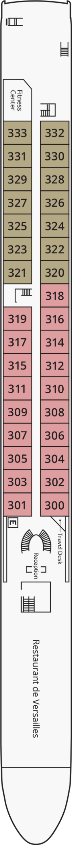 S.S. Antoinette Duchess Deck deck plan