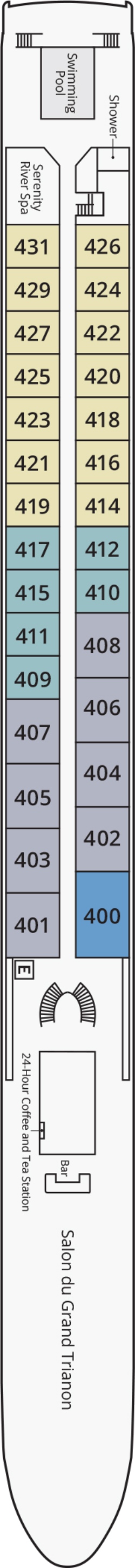 S.S. Antoinette Princess Deck deck plan