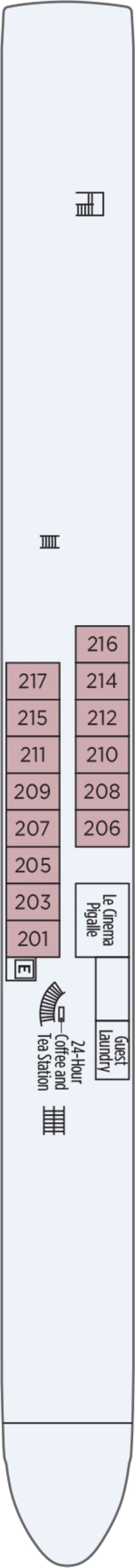 S.S. Antoinette Countess Deck deck plan