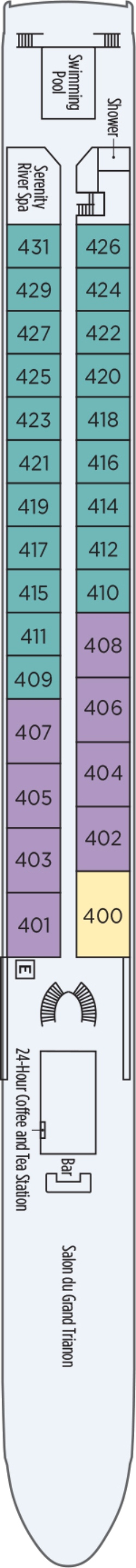 S.S. Antoinette Princess Deck deck plan