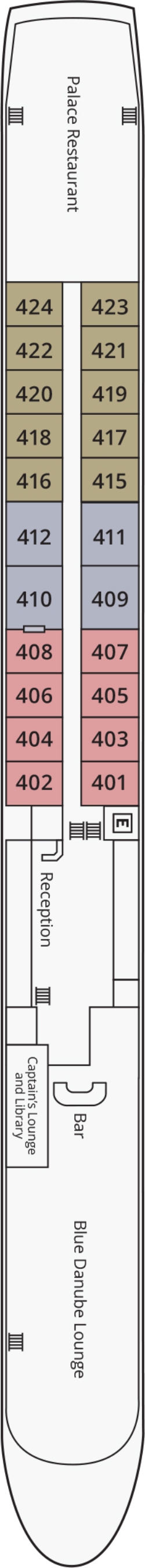 River Duchess Rhine Deck deck plan