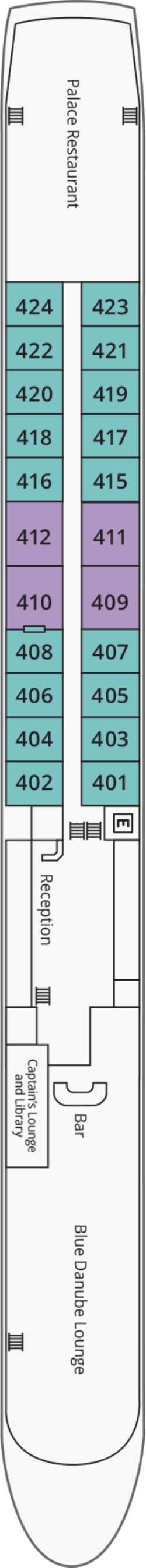 River Duchess Rhine Deck deck plan