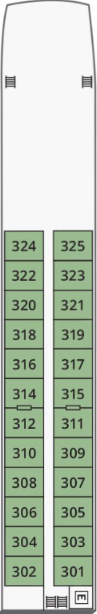 River Empress Danube Deck deck plan