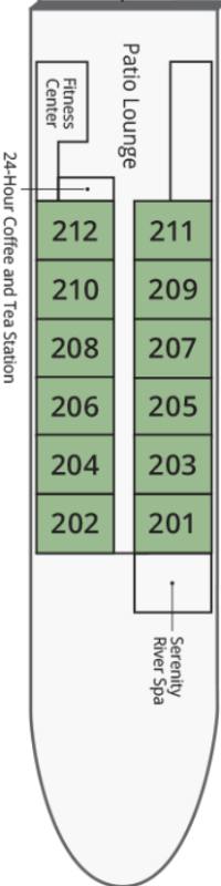River Empress Main Deck deck plan