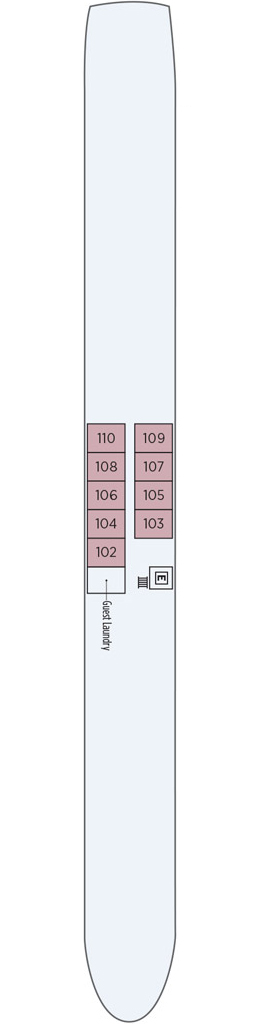 River Empress Moselle Deck deck plan