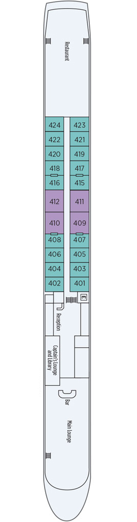 River Empress Rhine Deck deck plan