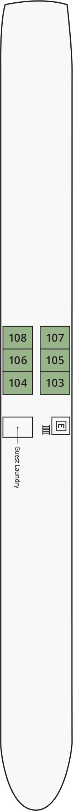 River Princess Moselle Deck deck plan