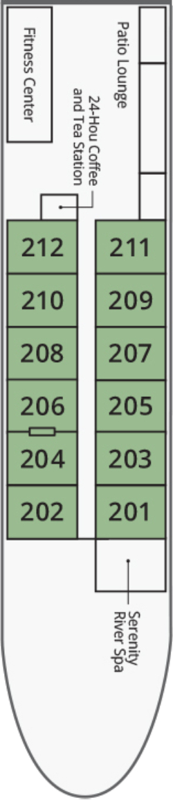 River Princess Main Deck deck plan
