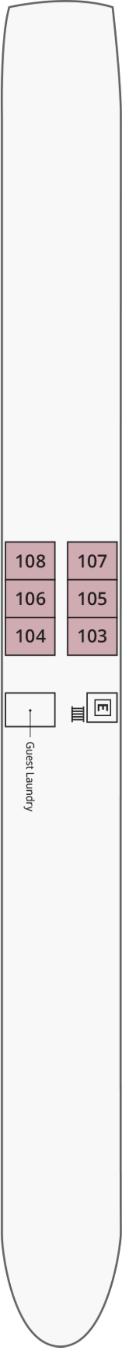 River Princess Moselle Deck deck plan