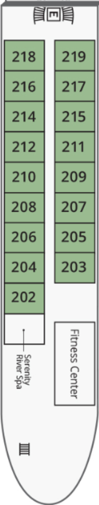River Queen Main Deck deck plan